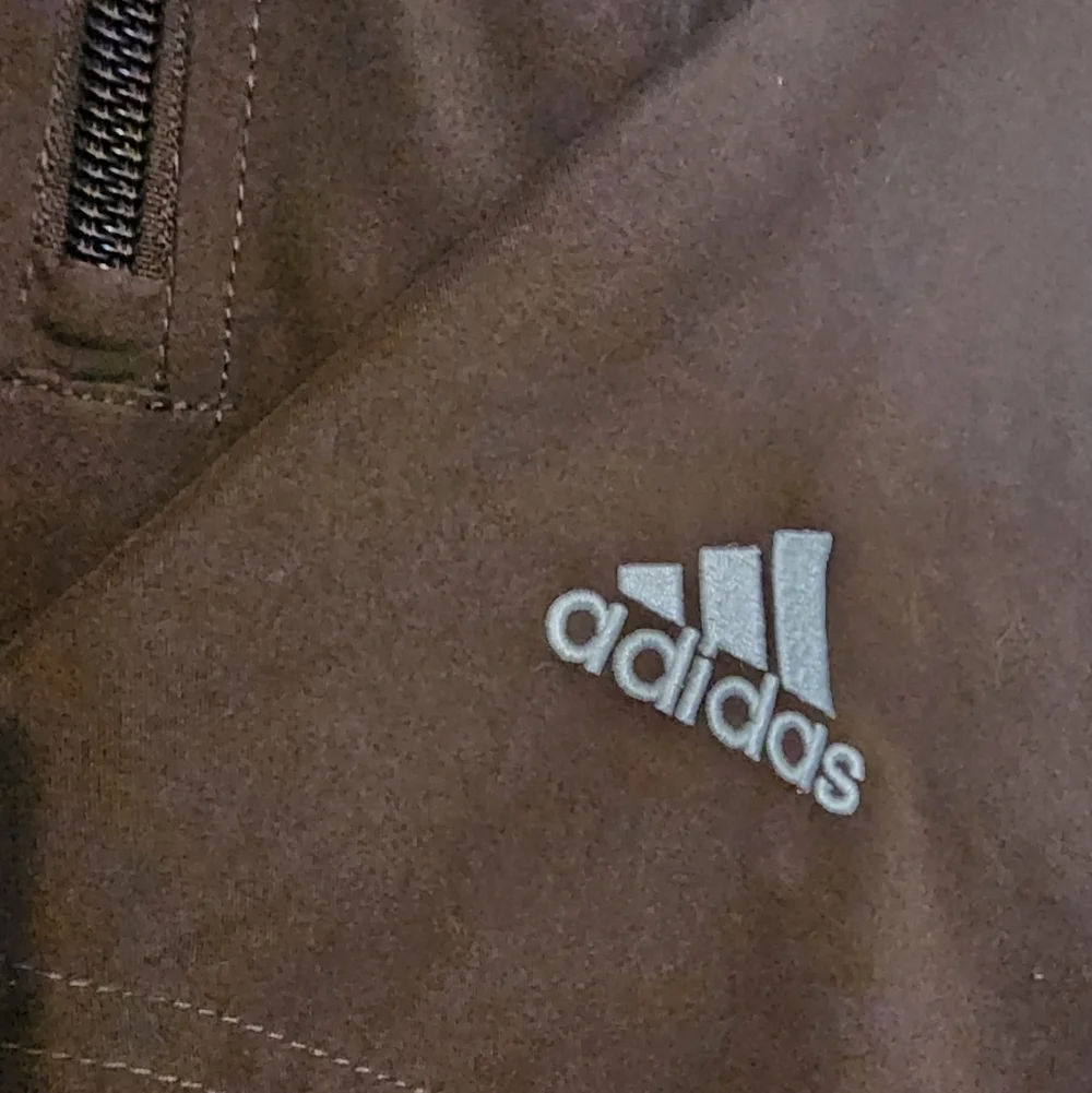 Adidas Climaproof Golf 1/4 Zip Quarter Zip Top Brown Jacket Mens Size Medium